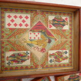 Ancient wooden yellow dwarf game