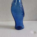 Carafe, bottle blue fish colbat