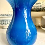 Blue opaline vase
