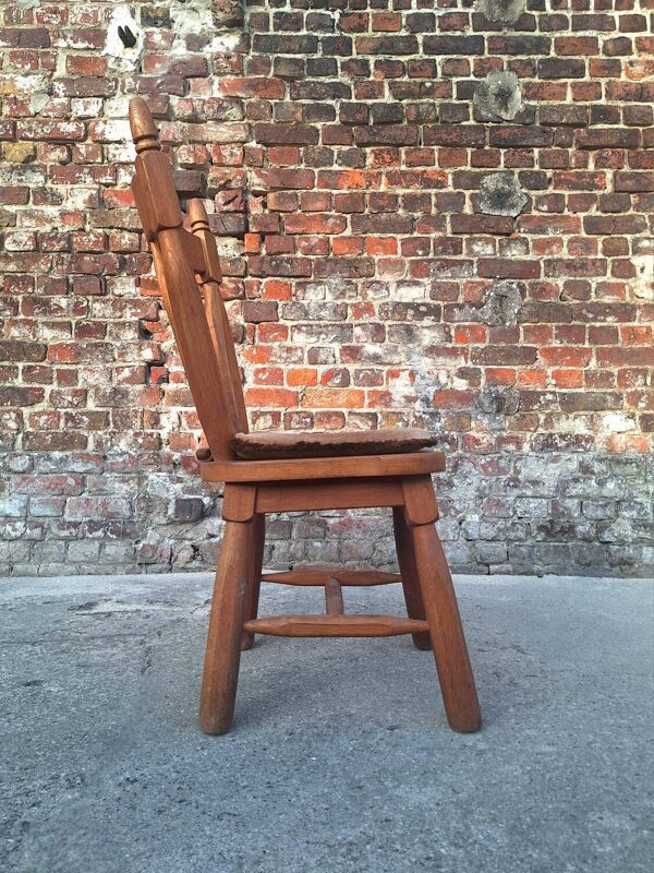 Suite de 4 chaises vintage, meubles sièges anciens