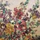 Oil on canvas - Bouquet of flowers with a knife Signed Paul Abouzit