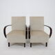 1950s Jindrich Halabala Set of Two Armchairs, Czechoslovakia