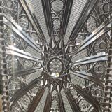 cut crystal serving tray