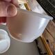 Sugar bowl in white opaline – 1960s/70s