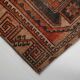 Antique Classic Red Black Persian Runner Rug, 103x287Cm