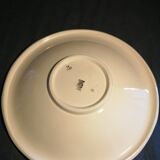 Porcelain fruit cup Sarreguemines Digoin Ancient flower bouquet