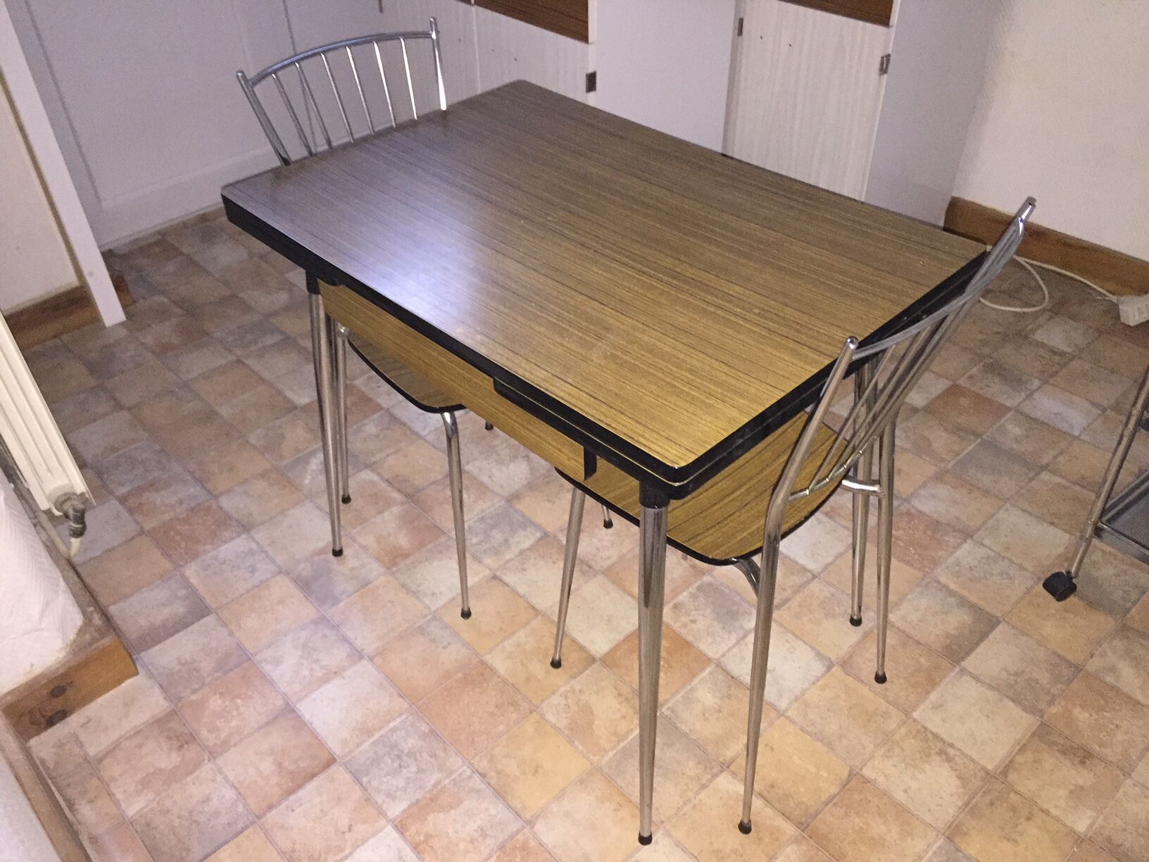 Table de cuisine formica vintage année 1965 Selency