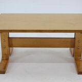 1970s Beech Bench/Planter Stand Czechoslovakia
