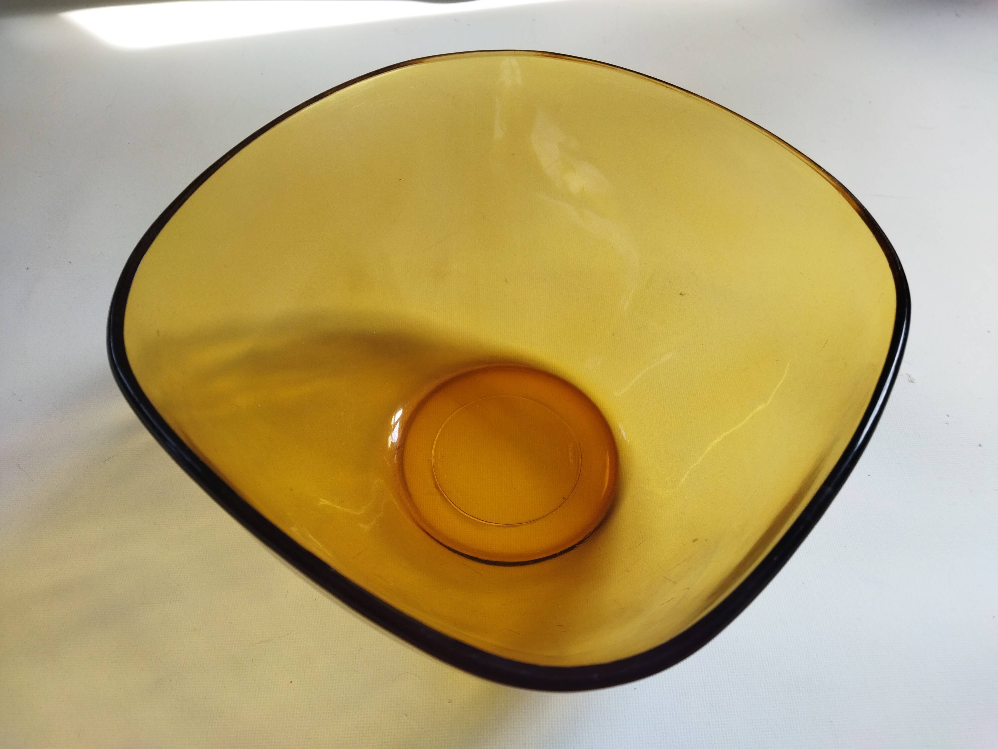Vereco amber salad bowl