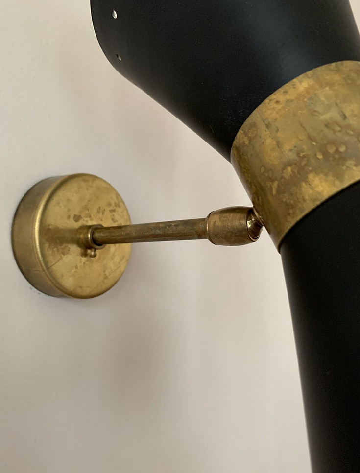 Wall lamp diabolo black