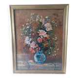 Bouquet of flowers painting by Serge Belloni