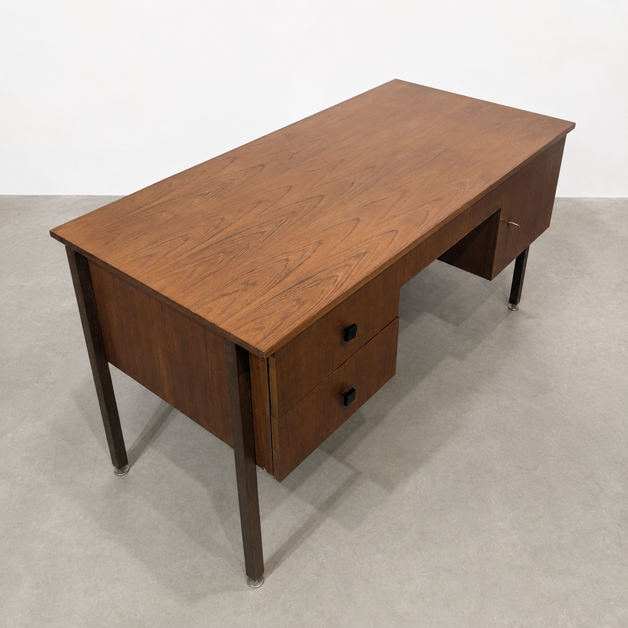 Vintage double-sided desk Combineurop, Belgium 1960s