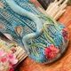 Vase pichet barbotine vintage