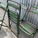 4 chaises de jardin pliantes