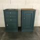 Pair of old bedside tables