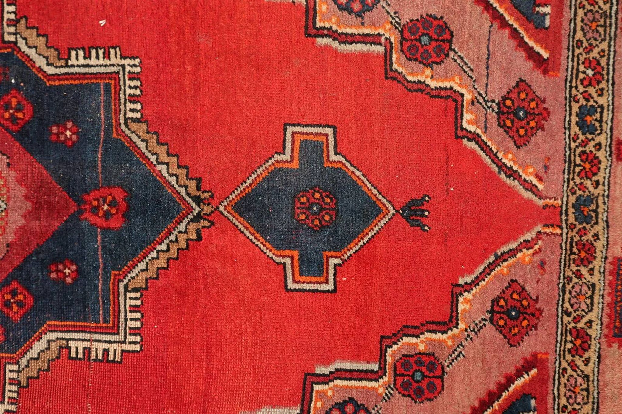 Antique 1920s Persian Malayer rug 127cm x 220cm - 1C1252