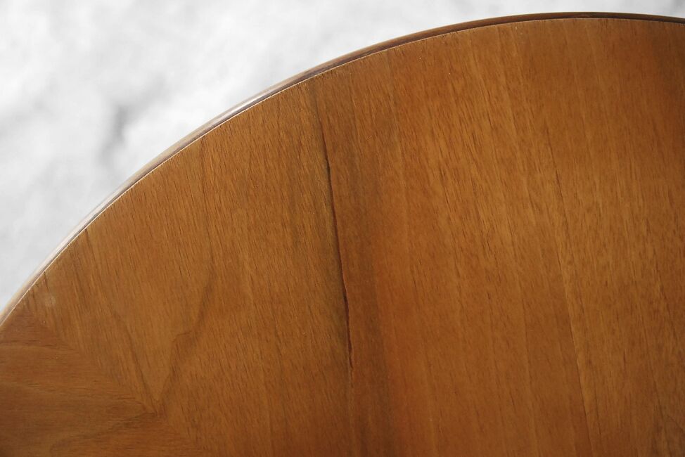 Table Walnut Bydgoskie Fabryki Mebli Poland 1950 s
