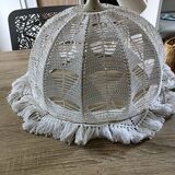 Vintage crochet lampshade