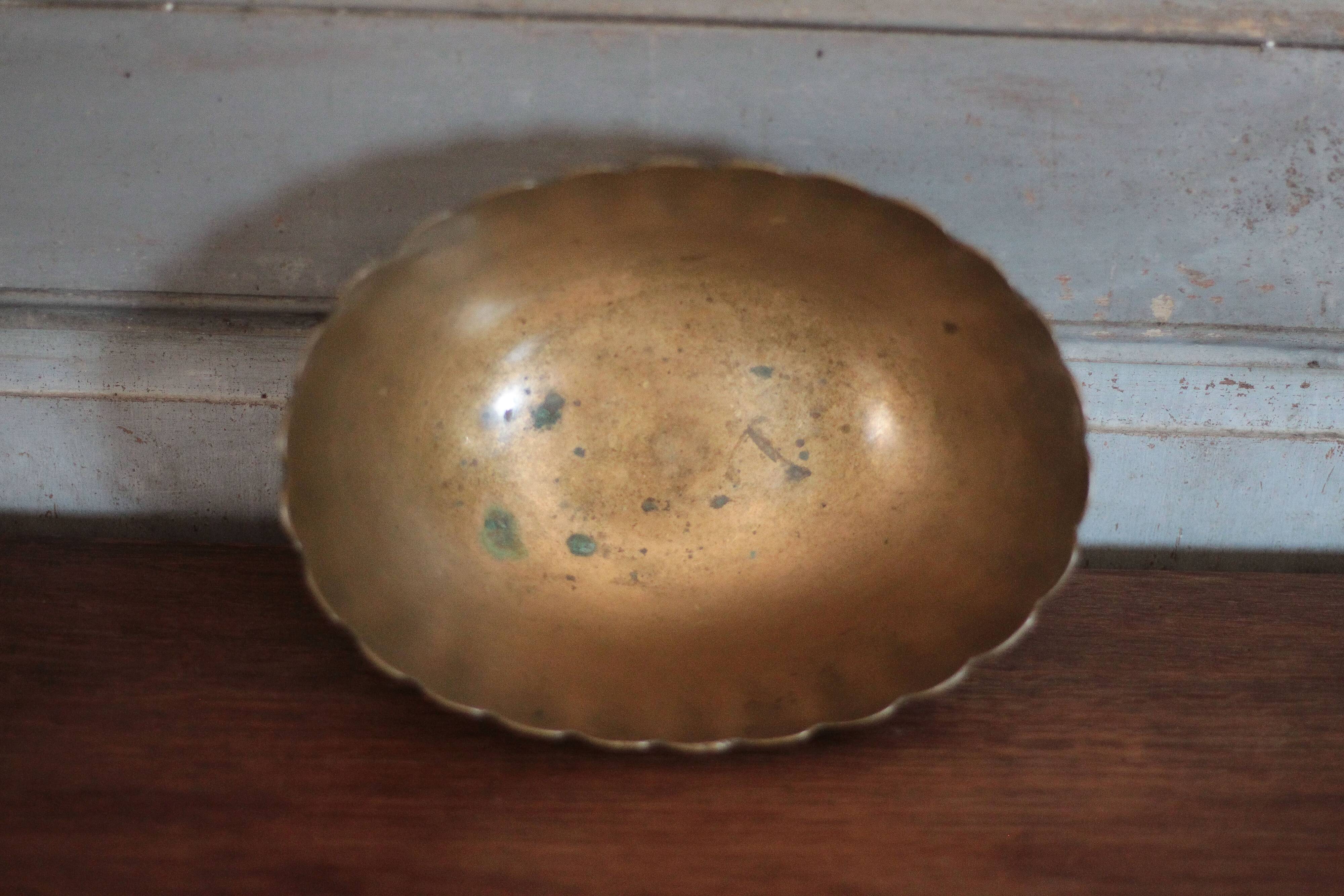 Vintage brass bowl, brass planter, flower pot, planter, decoration