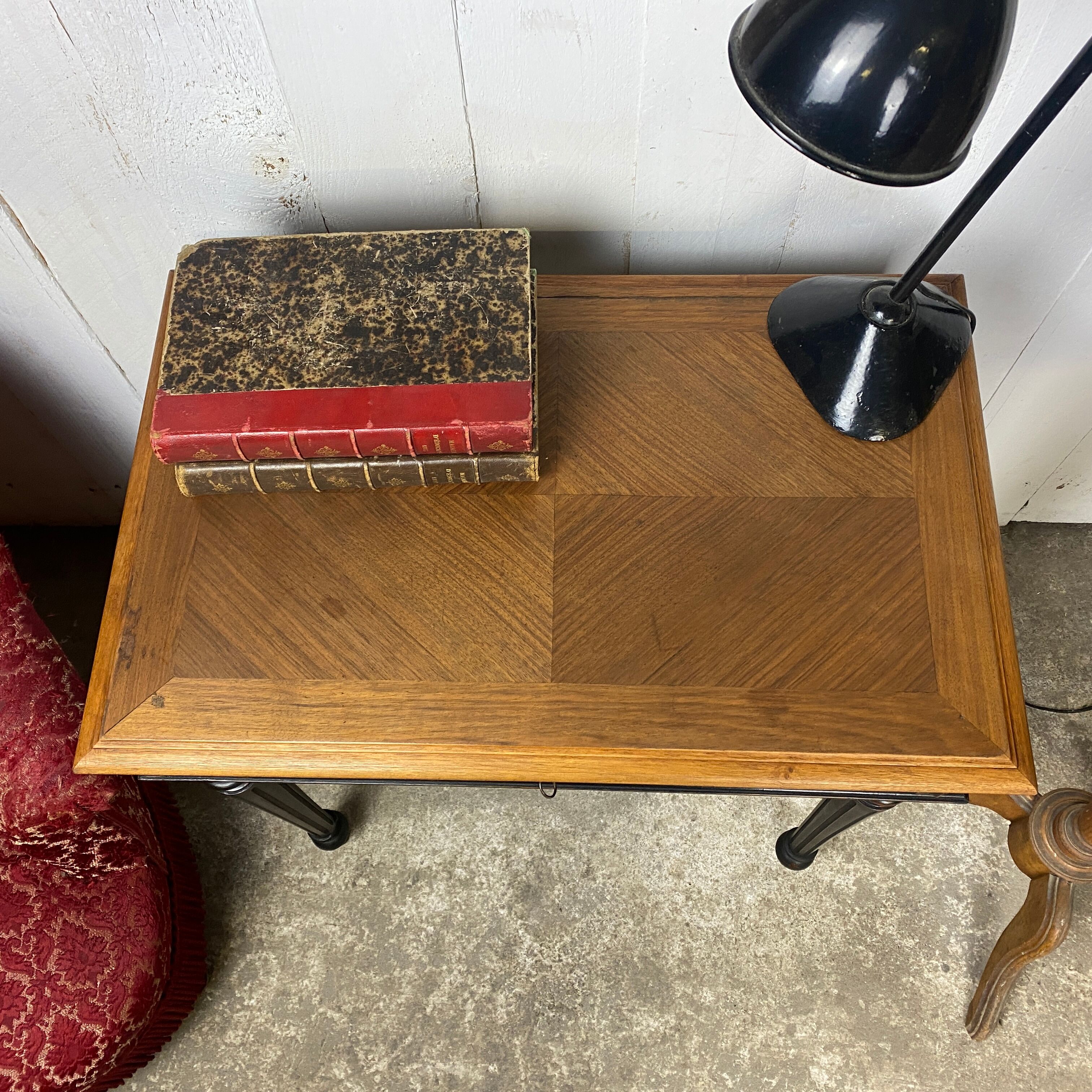 Black patinated lady's desk