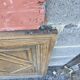 Pair of old solid oak doors