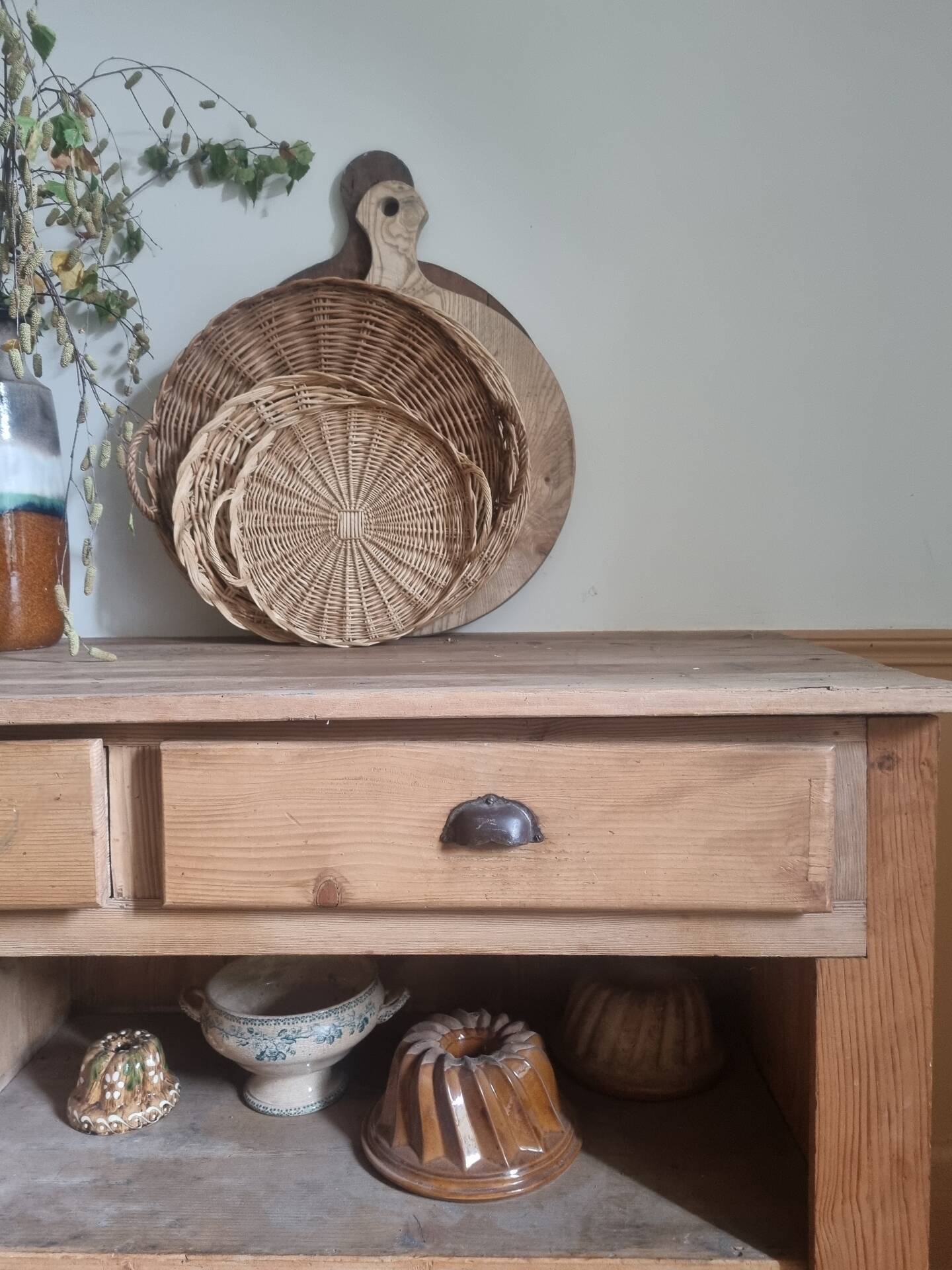 Enfilade comptoir rustique