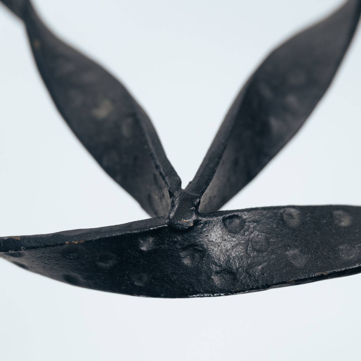 wrought iron glass opaline floor lamp, Art Deco, 1930s