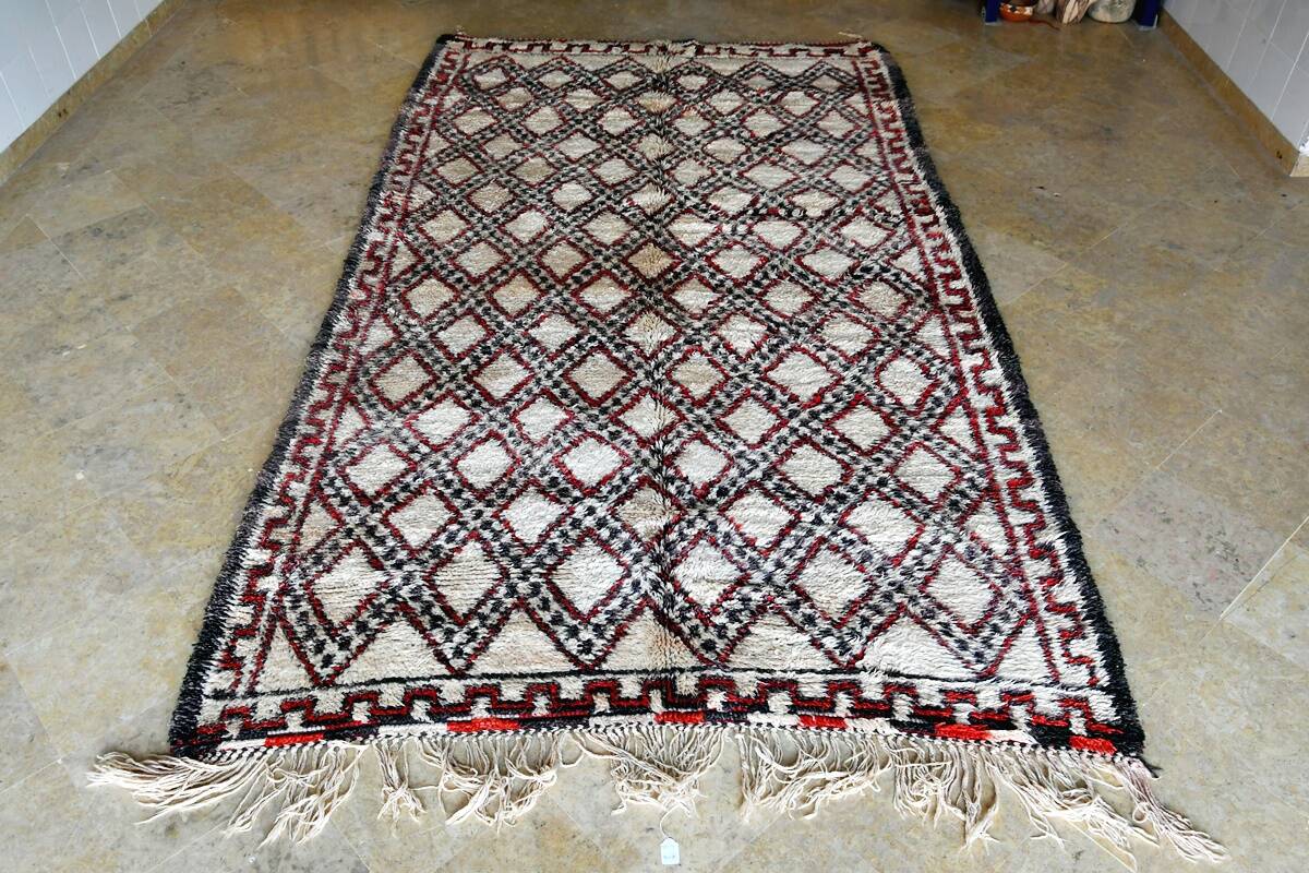 Vintage Moroccan Marmoucha Berber Rug