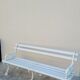Garden bench signed Godin cast iron bourgeois house