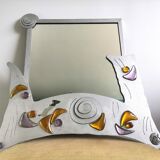 Mirror free form design "Because of it" 90s