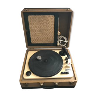 Old vinyl music case