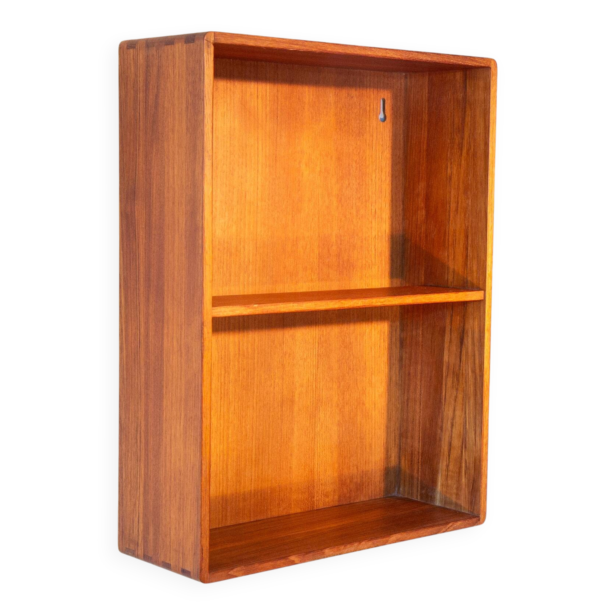 Scandinavian shelving unit in solid teak from the 1960s.