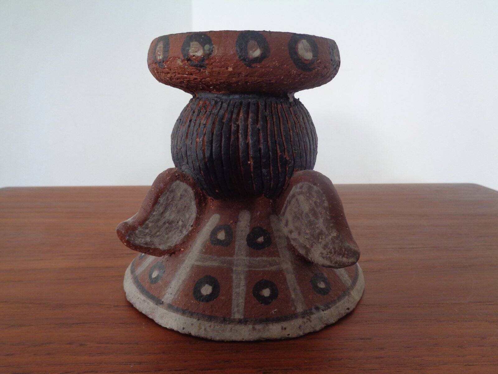 Mid-Century Ceramic Angel Candleholder by Gerhard Liebenthron, 1970s