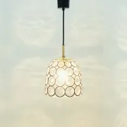 Mid-Century Modern Glass Ceiling/Pendant Light from Limburg, Germany, 1960s