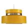 Suspension jaune foncé par Carl Thore pour Granhaga. Suède années 1970