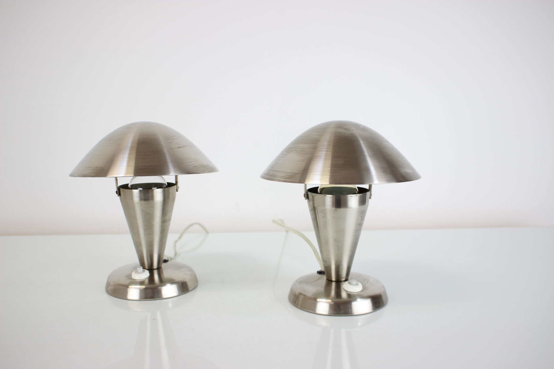 Bauhaus Table Chrome Lamps, 1930
