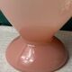 Large pink opaline vase