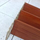 String shelf with 3 trays, vintage 60/70