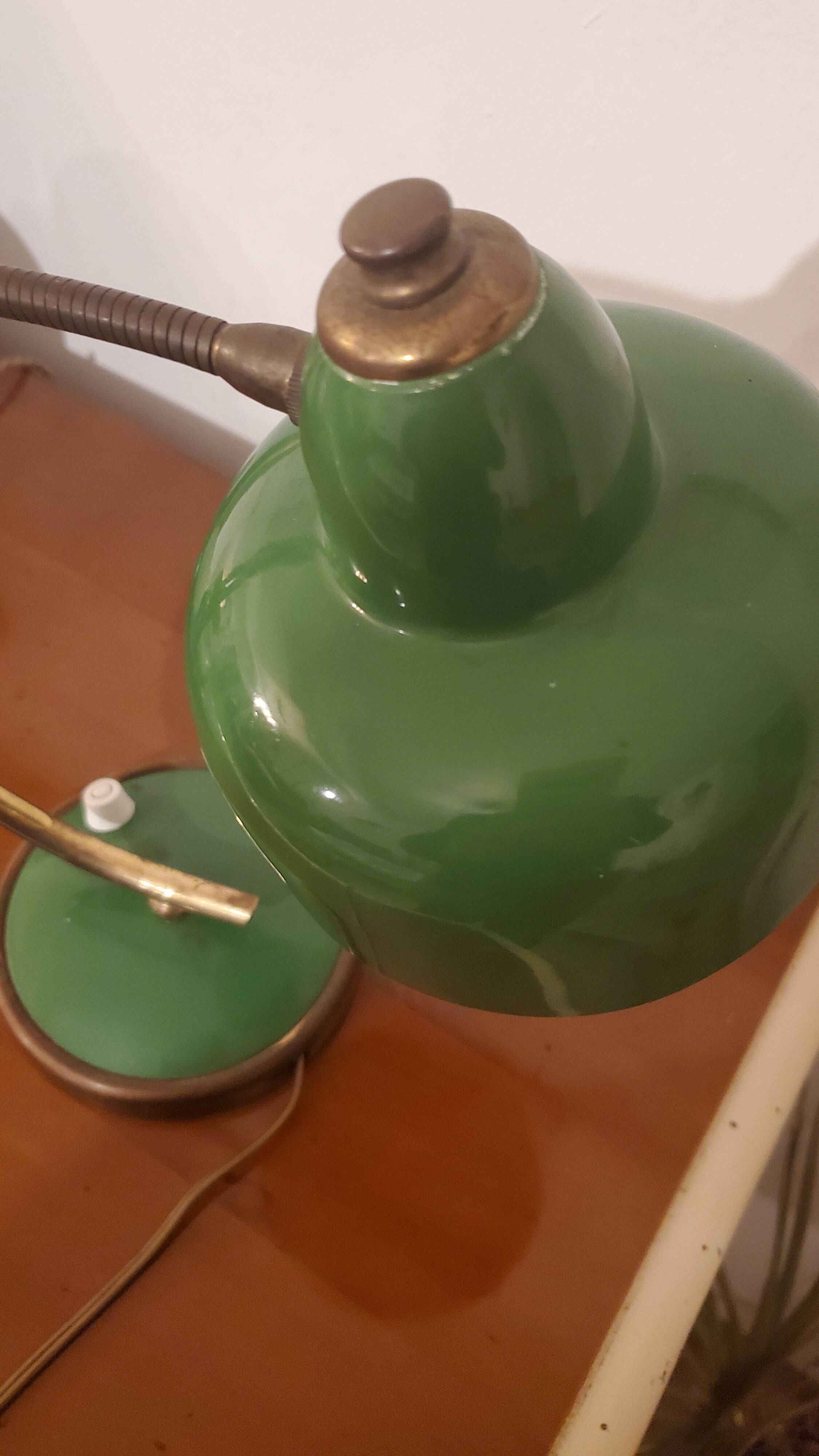 Bedside lamp, vintage table