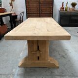 Solid oak farm table