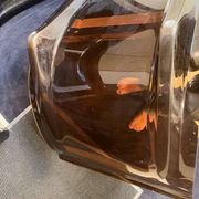 Marsala armchair in black leather by Michel Ducaroy, Ligne Roset edition.