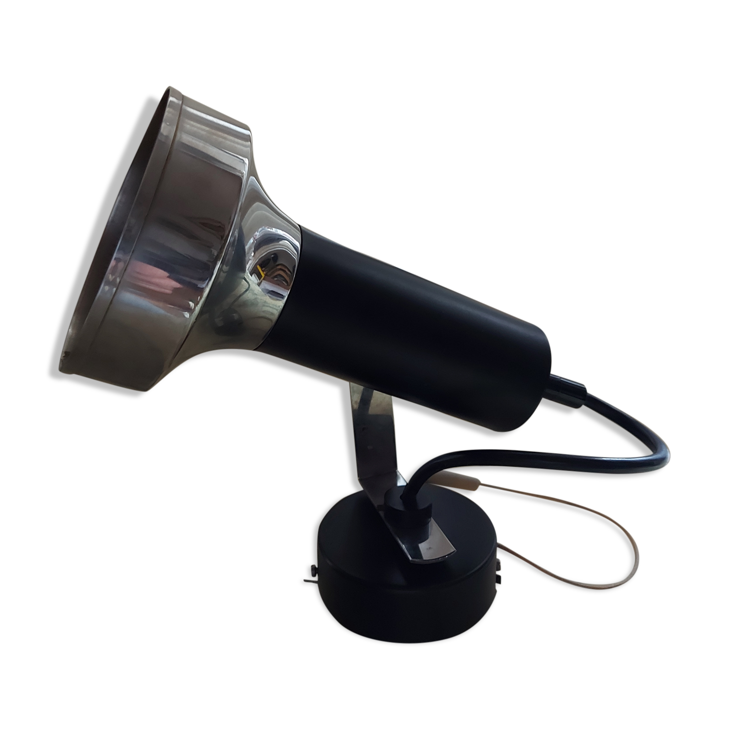 Apllique mural, vintage spot in metal 70'S