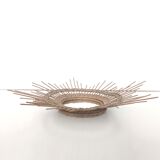 Rattan sun mirror 44cm