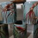 6 vintage handmade cups/mugs