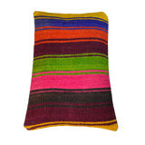 Vintage turkish kilim cushion cover 30x50cm