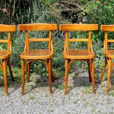 4 Fischel Wissembourg bistro chairs from the 1930s