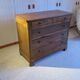 Rare jolie commode ancienne 4 tiroirs - style Louis Philippe en Noyer