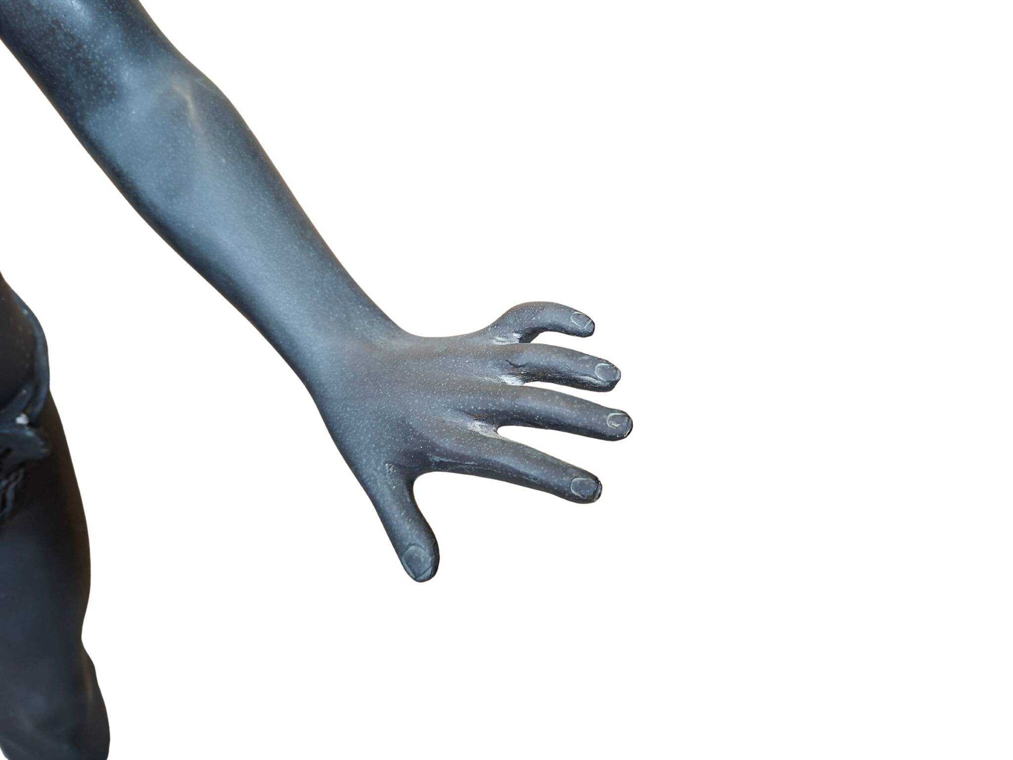 Splendida Scultura in Bronzo: "Il Bambino Morso dal Granchio" '90