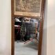 Louis XVI style trumeau mirror in carved wood
