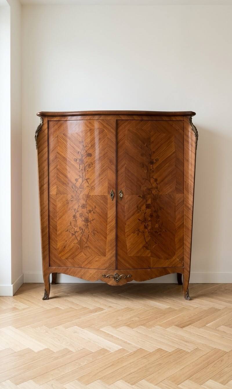 Rosewood wardrobe 150 x 60 Height 164 with key